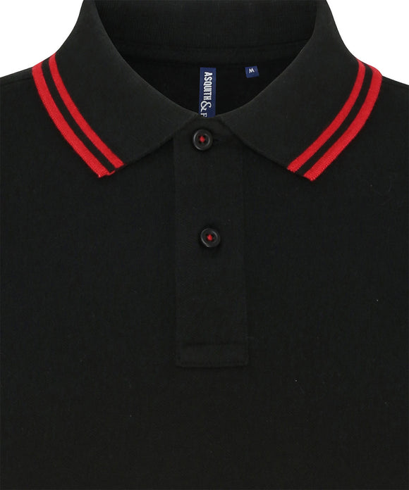 Men's classic fit tipped polo