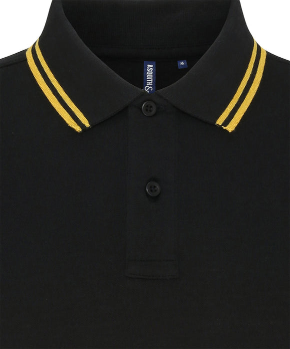Men's classic fit tipped polo