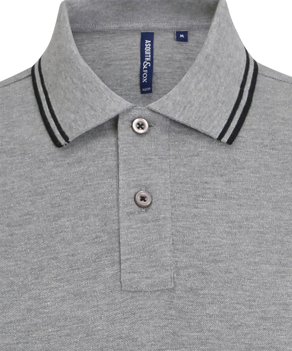 Men's classic fit tipped polo