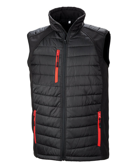 Eurosite Power R238X Compass Padded Soft Shell Gilet with Logo