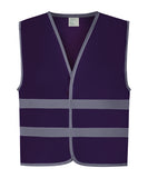 Hi-vis reflective border kids waistcoat (HVW102CH)