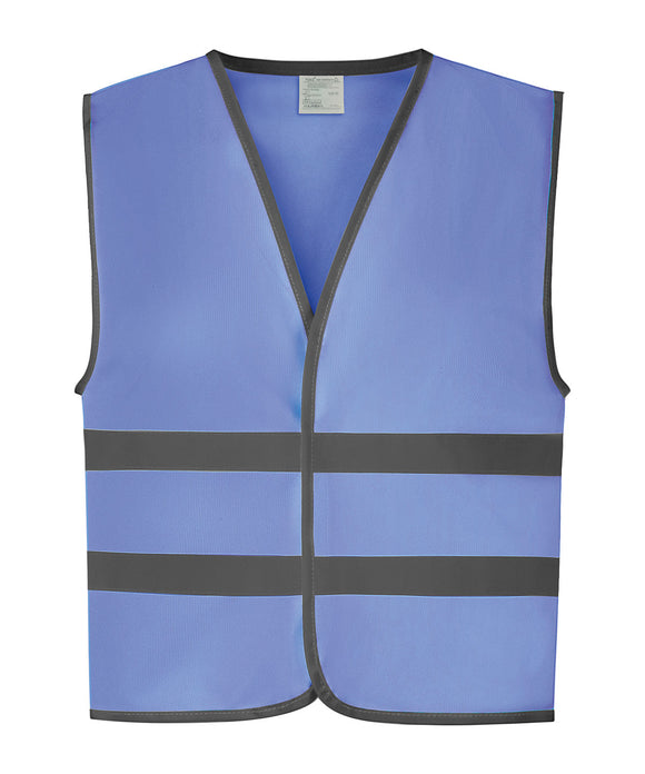 Hi-vis reflective border kids waistcoat (HVW102CH)