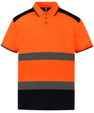 Hi-vis two-tone polo shirt (HVJ220)