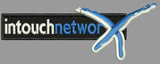 Intouch Networx Black Poloshirt with Embroidered Logo to front and Large Embroidered to Back