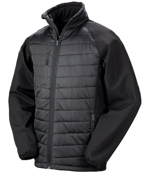 R237X Compass Padded Soft Shell Jacket with Left Chest Logo
