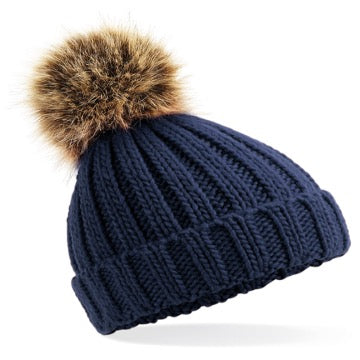 Pom Pom Chunky Beanie