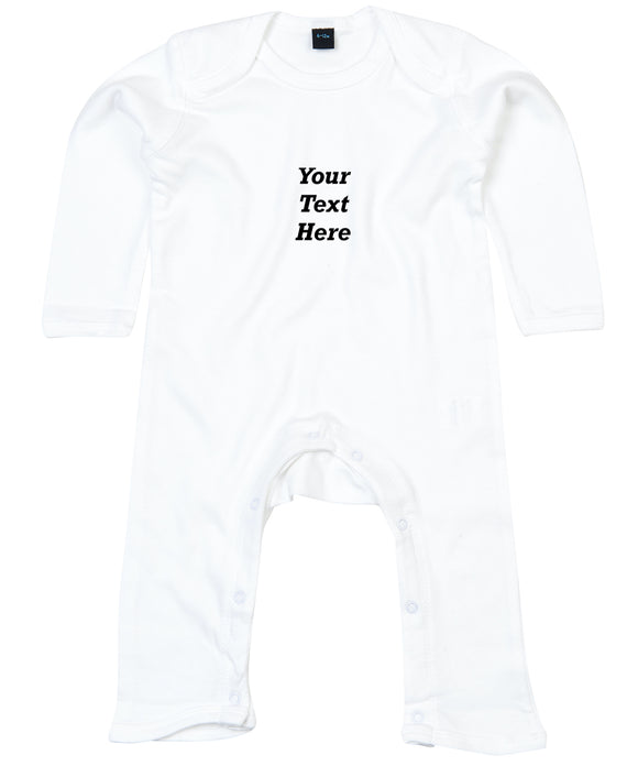 Choose your Text on Baby Romper Suit